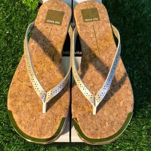 Dolce Vita - Gold Lizard Embossed Stella Sandals